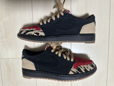 Sole Fly × Nike Air Jordan 1 Low "Black and Sport Red"