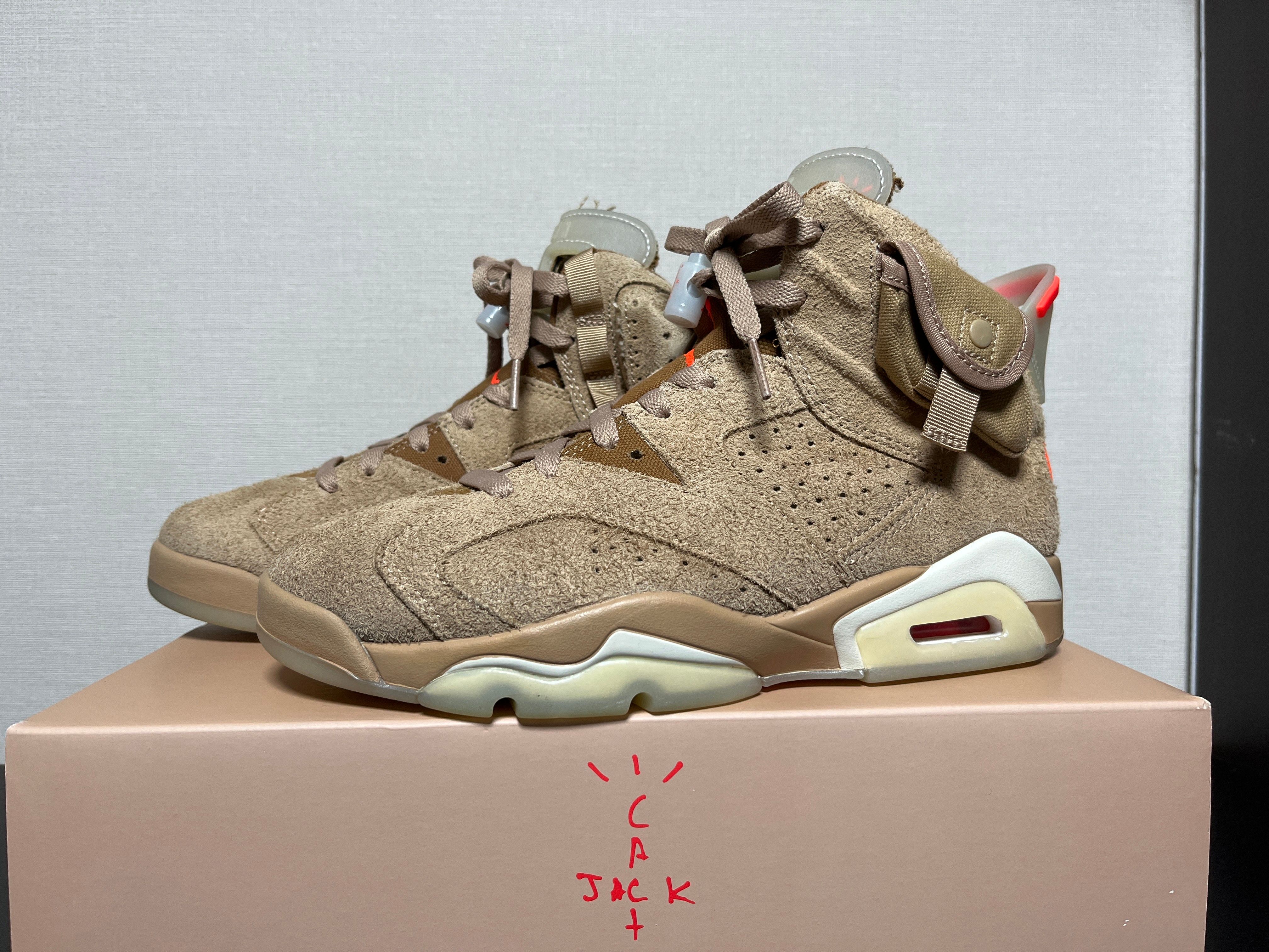 Travis Scott × Nike Air Jordan 6 "British Khaki"