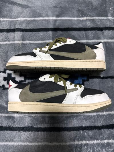 Travis Scott × Nike Women's Air Jordan 1 Low OG "Medium Olive"