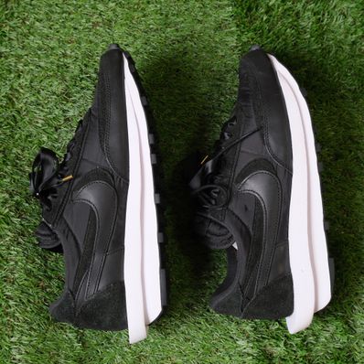 sacai × Nike LDV Waffle "Triple Black"