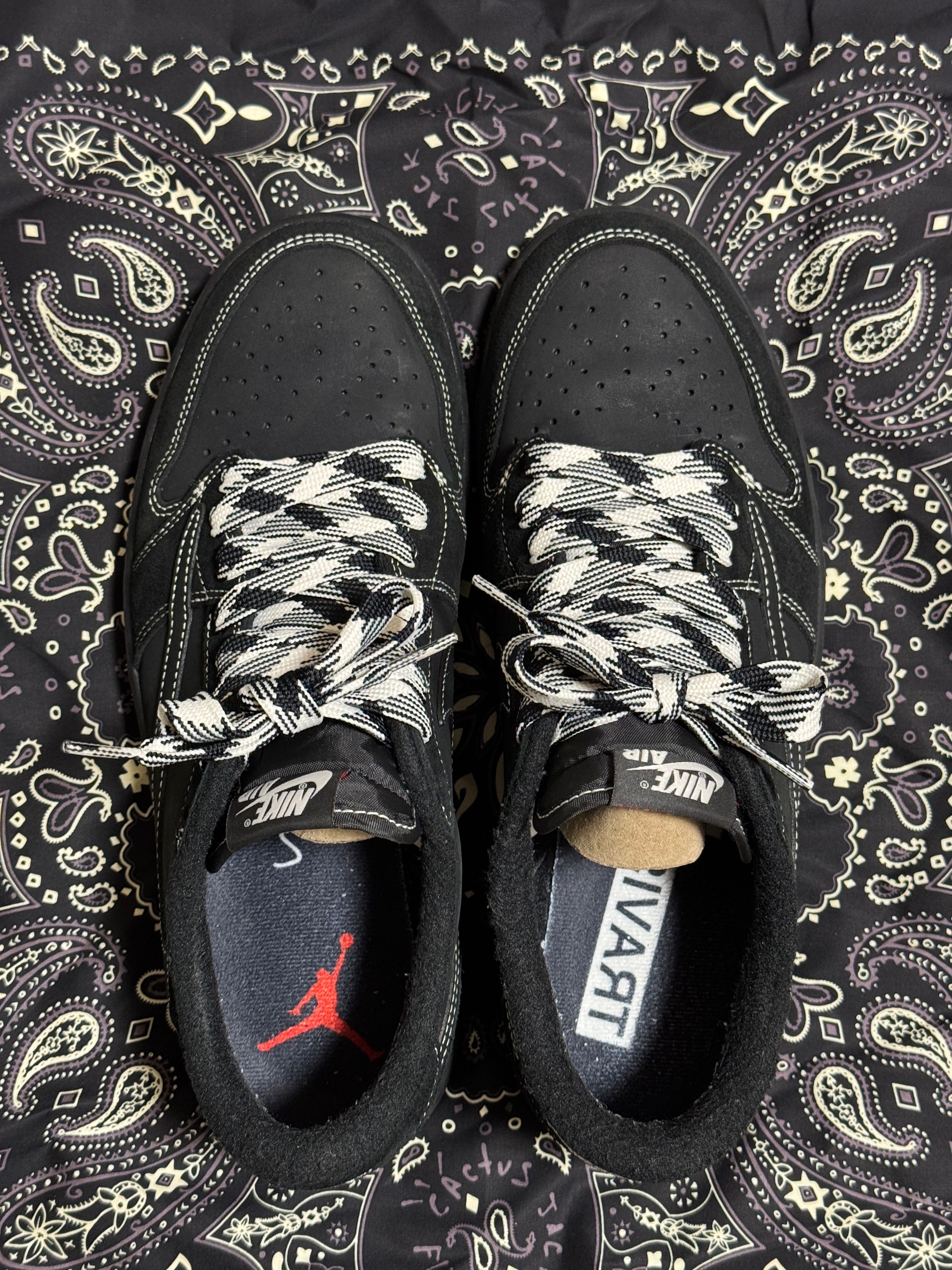 Travis Scott × Nike Air Jordan 1 Low OG SP "Black Phantom"