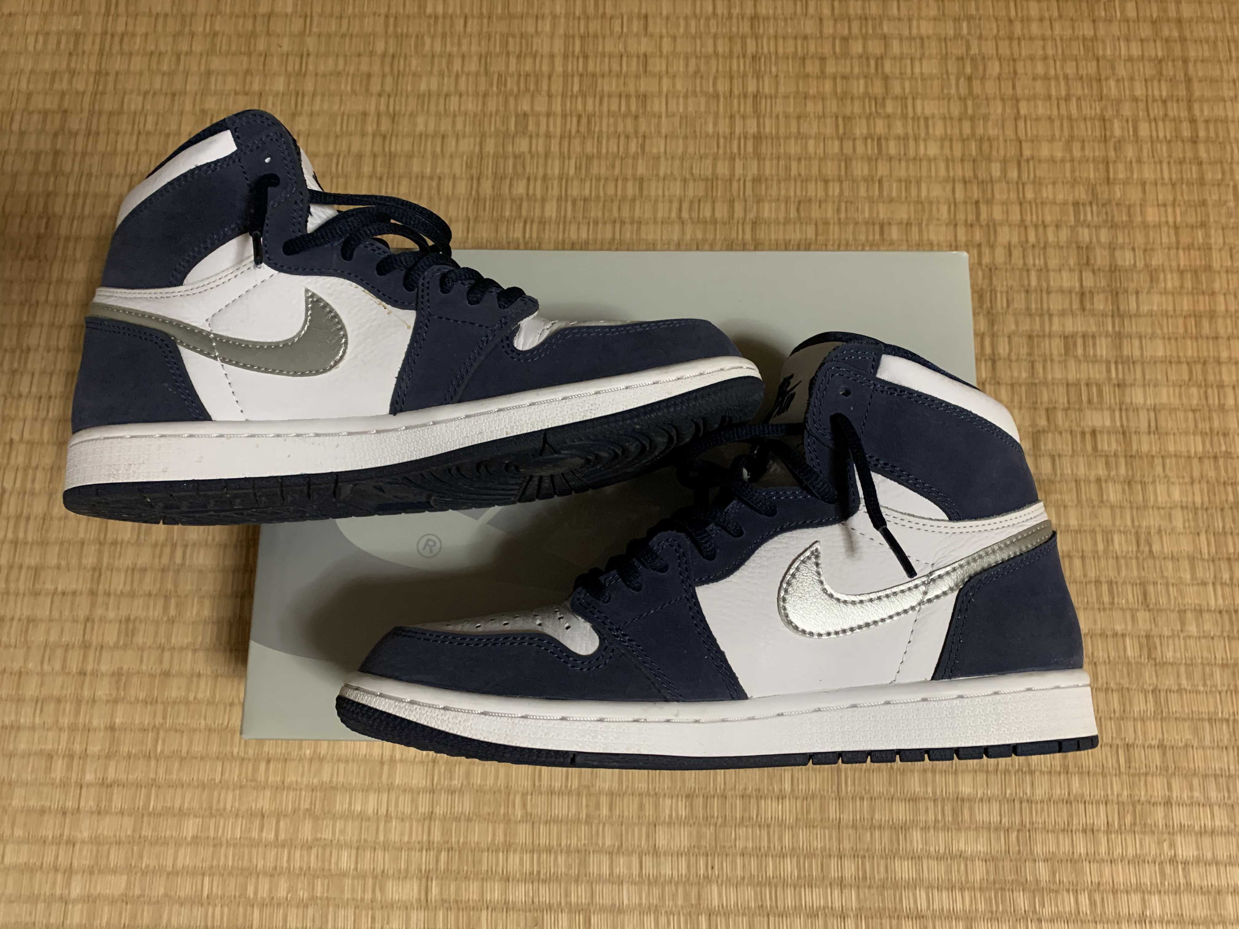Nike Air Jordan 1 High OG CO.JP "White/Midnight Navy" (2020)(ブリーフケースなし)