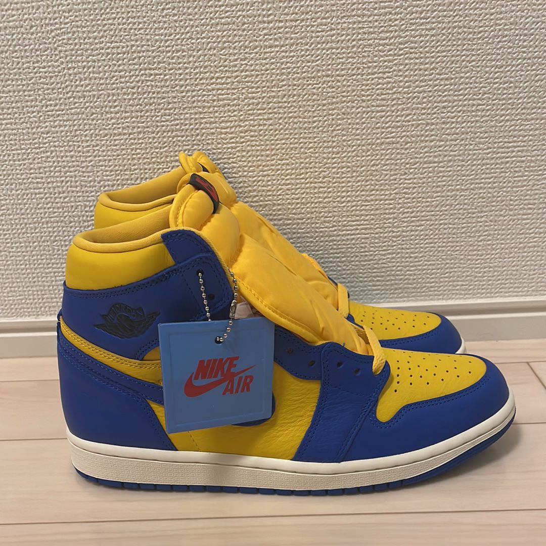Nike Women's Air Jordan 1 High OG "Game Royal and Varsity Maize"