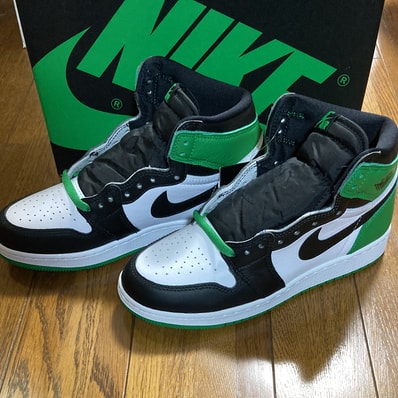 Nike GS Air Jordan 1 Retro High OG "Celtics/Black and Lucky Green" (2023)