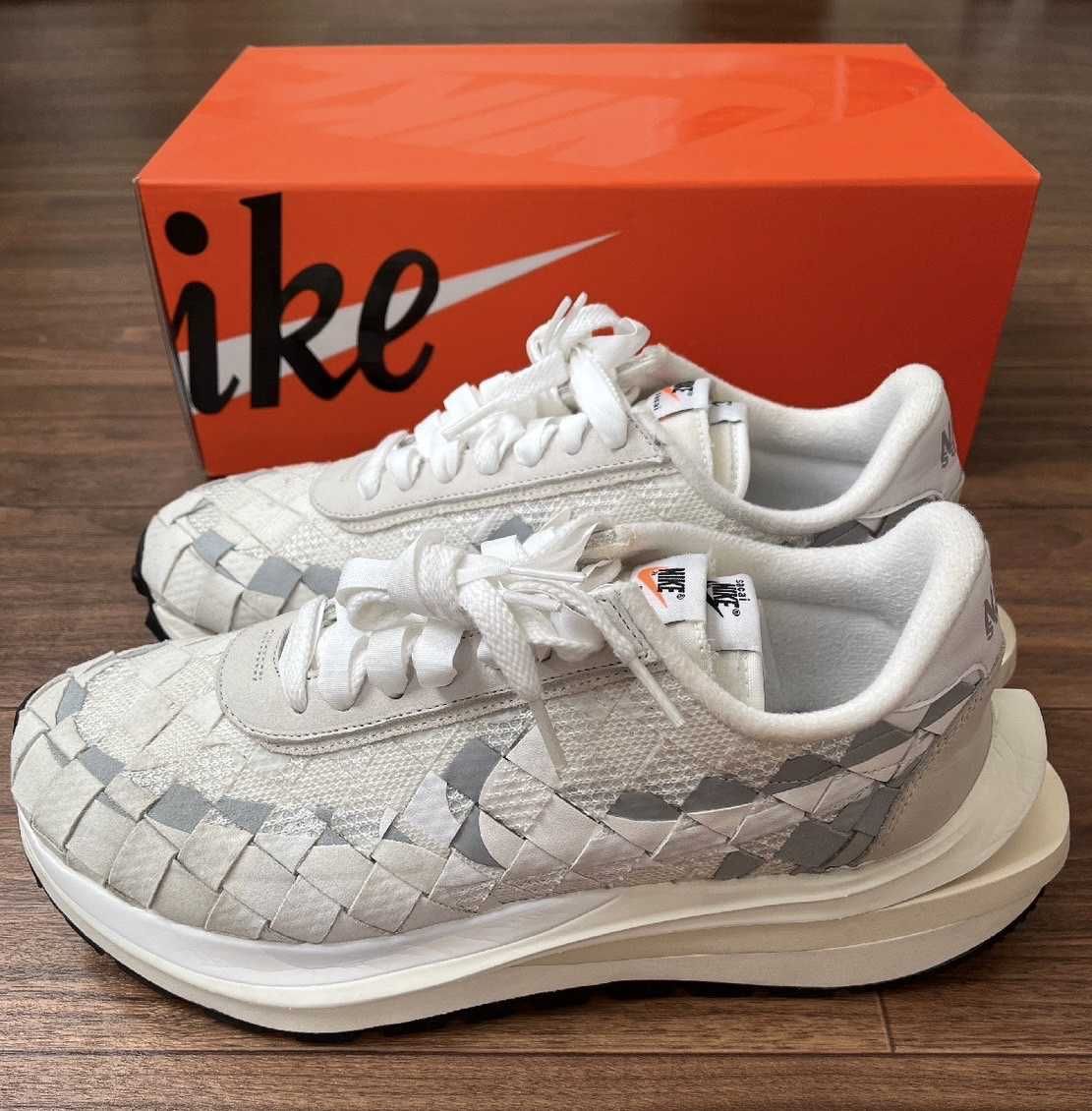 Jean-Paul Gaultier × sacai × Nike Air Woven VaporWaffle "White"