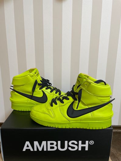 AMBUSH × NIKE DUNK HIGH "FLASH LIME"