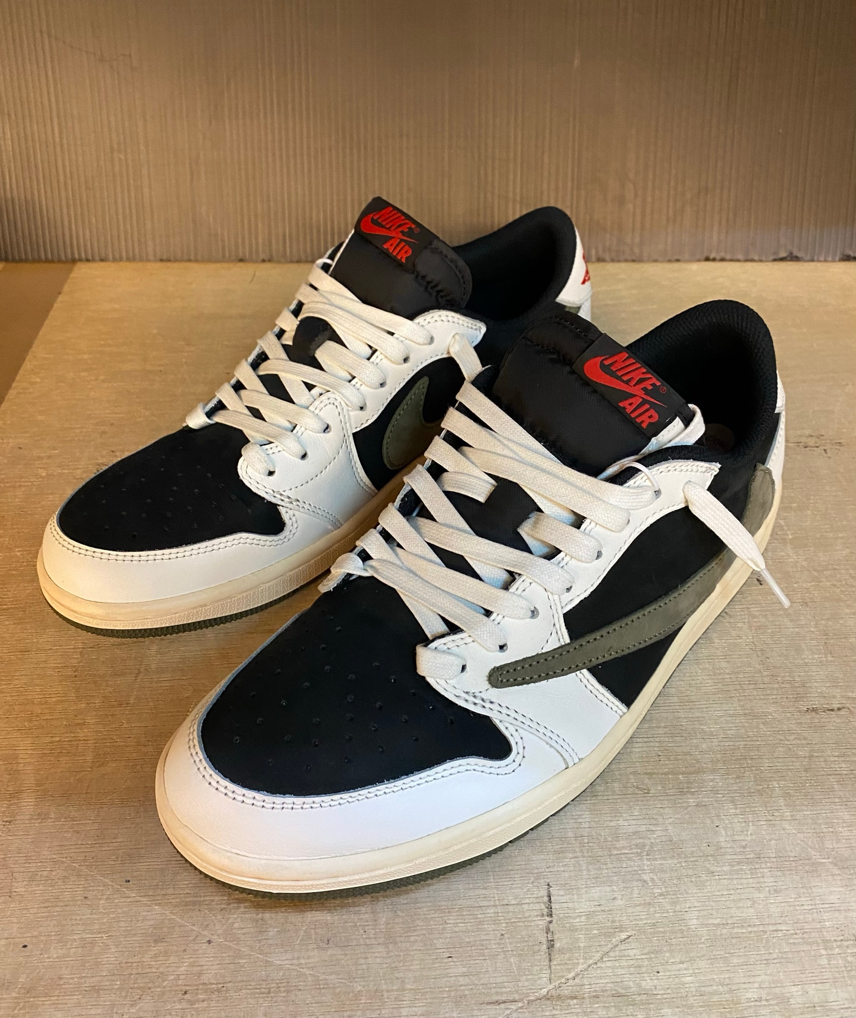 Travis Scott × Nike Women's Air Jordan 1 Low OG "Medium Olive"