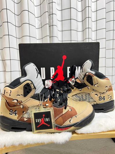 Supreme × Nike Air Jordan 5 Retro "Desert Camo"