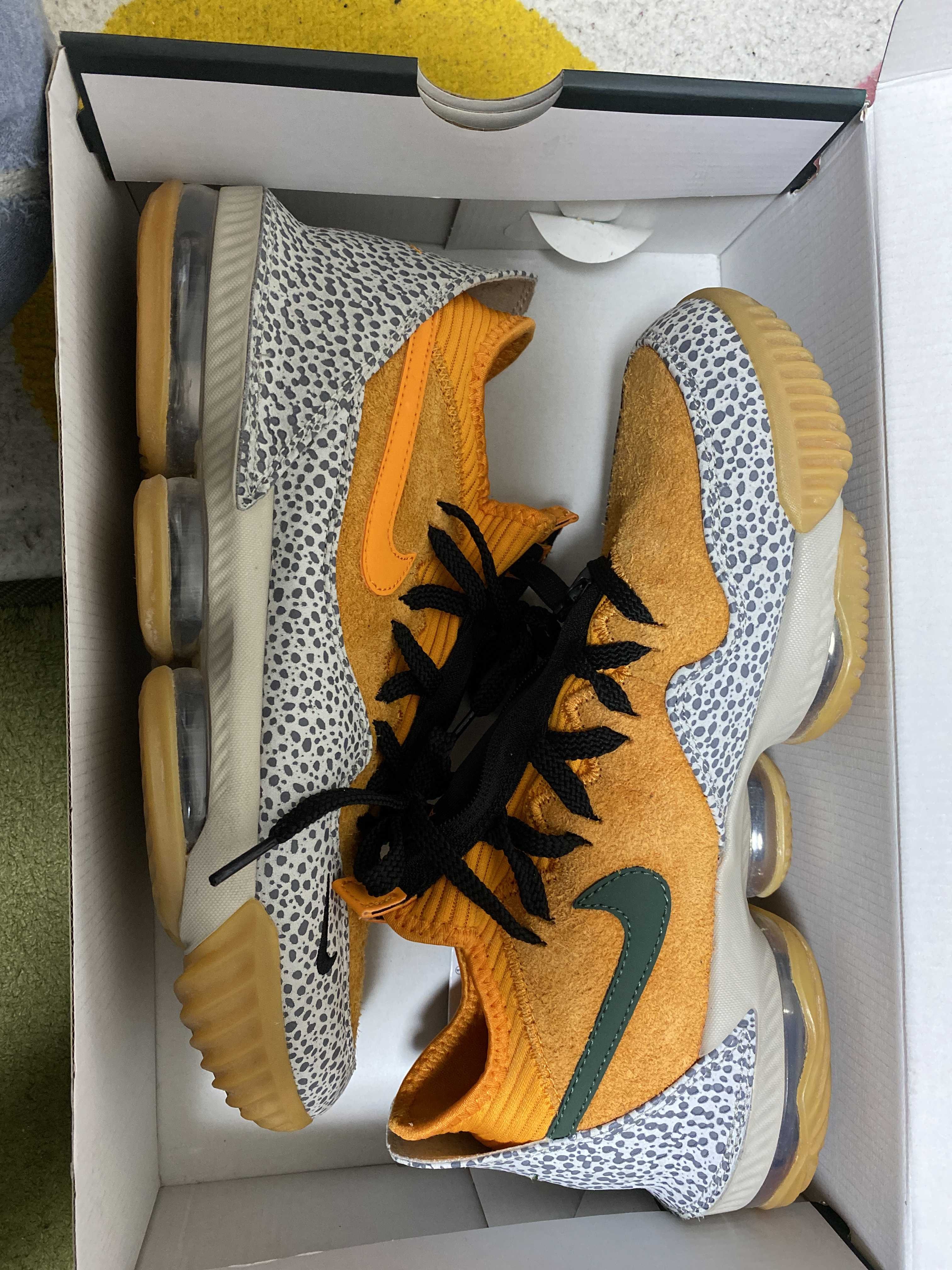 atmos × Nike LeBron 16 Low "Safari" (CD9471-800/CI3358-800)