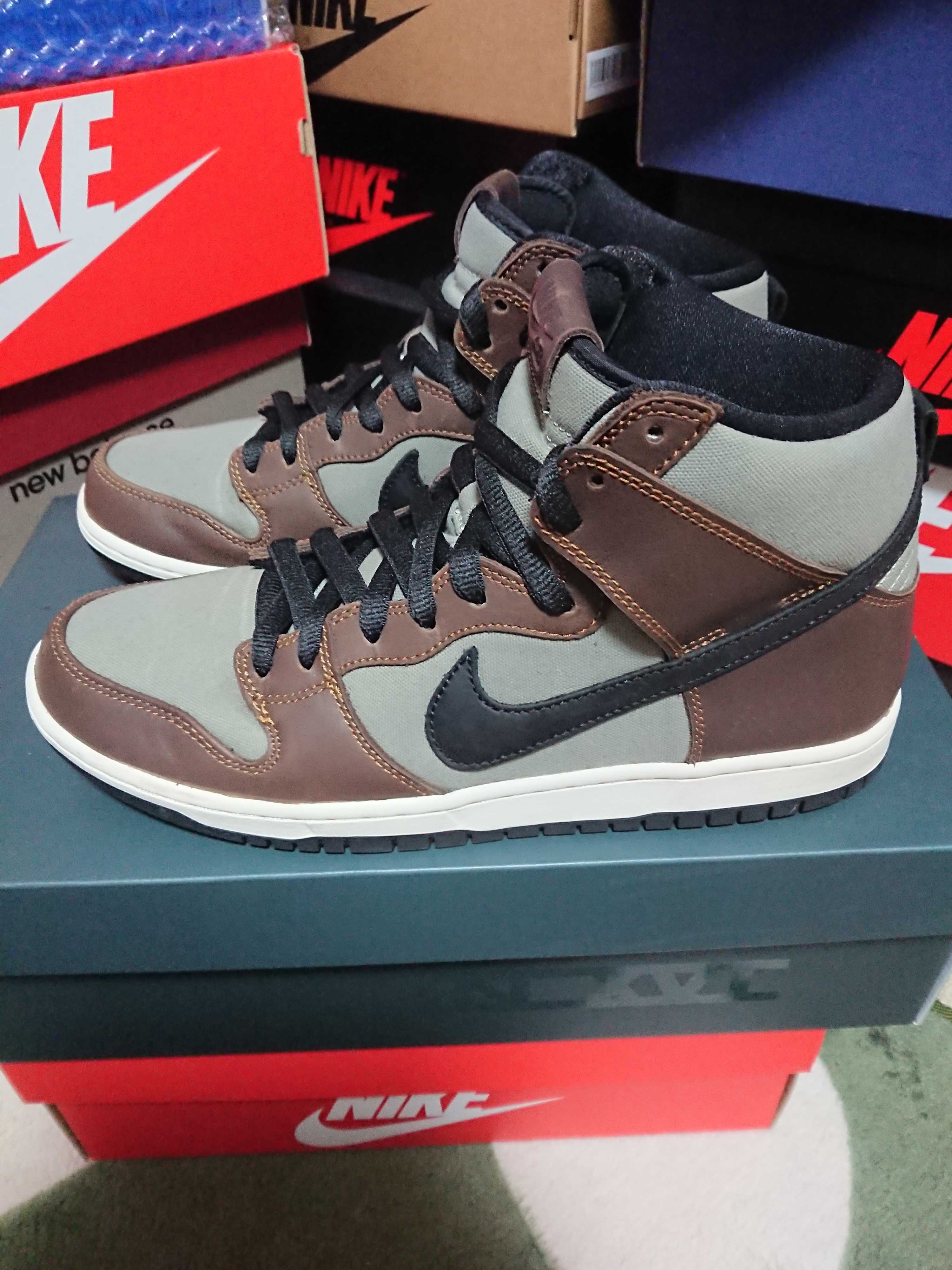Nike SB Dunk High Pro "Baroque Brown/Black-Brun"