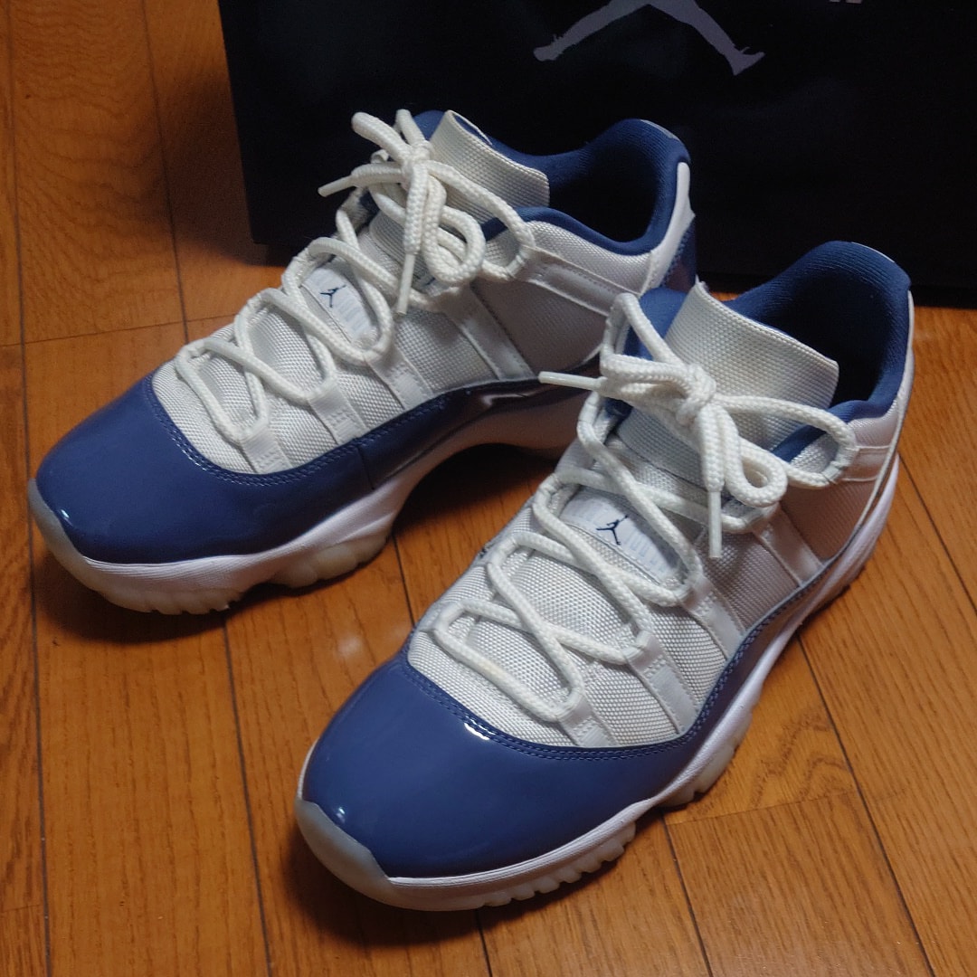 ナイキ エアジョーダン11 レトロ ロー "ディフューズドブルー"