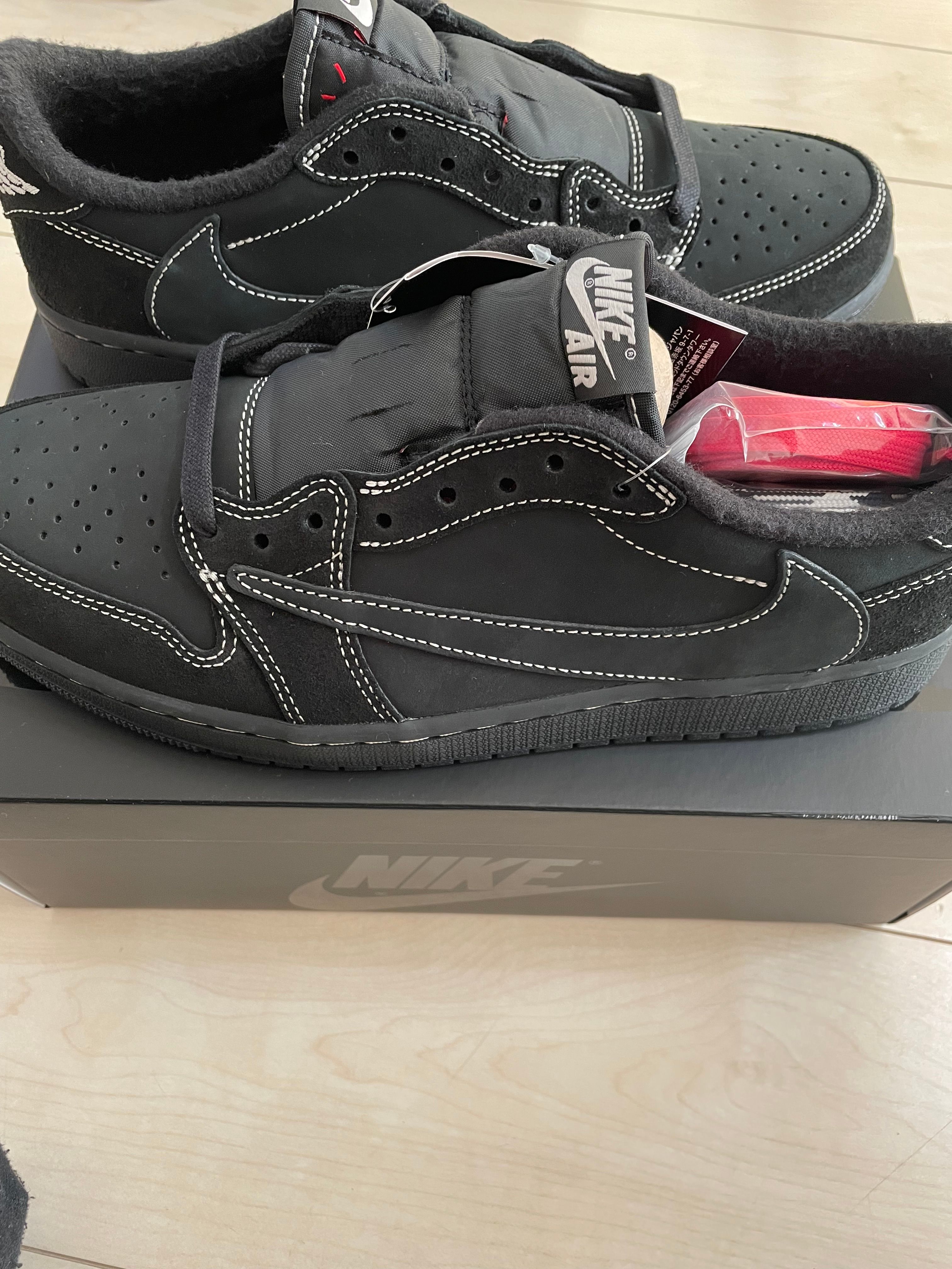Travis Scott × Nike Air Jordan 1 Low OG SP "Black Phantom"