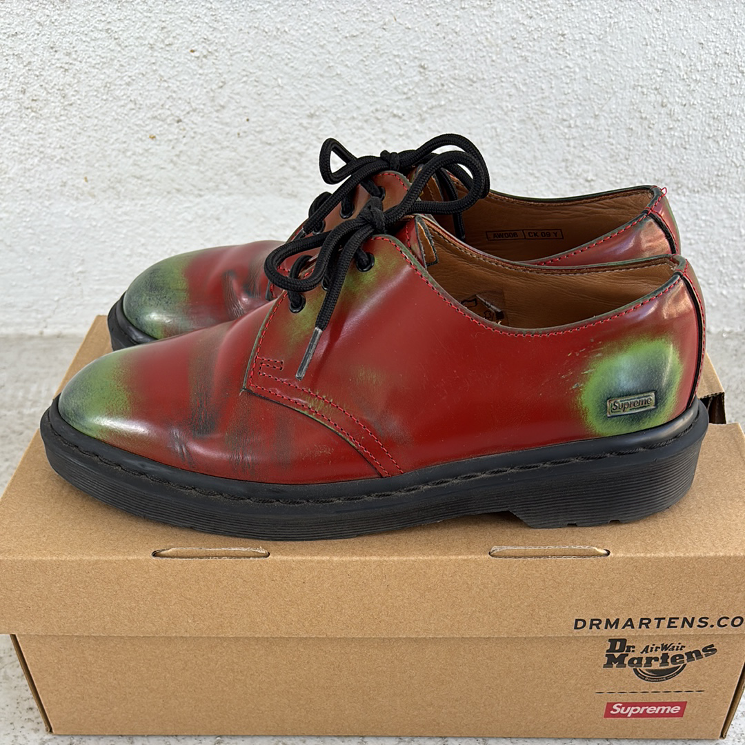 Supreme × Dr.Martens 1461 3 Eye Shoe "Red"