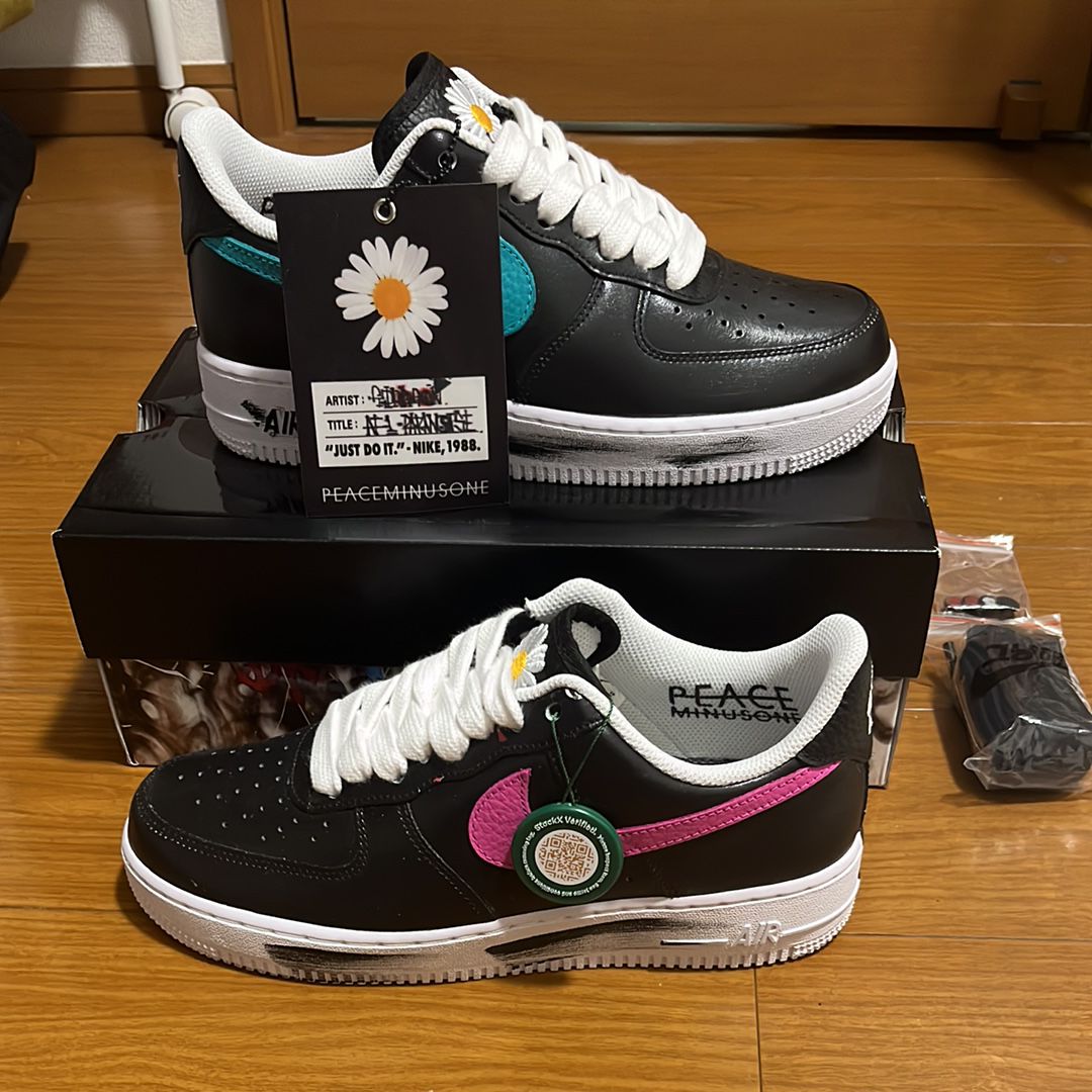 PEACEMINUSONE × Nike Air Force 1 Low '07 Para-Noise 3.0 "Black and Multi-Color" / G-DRAGON
