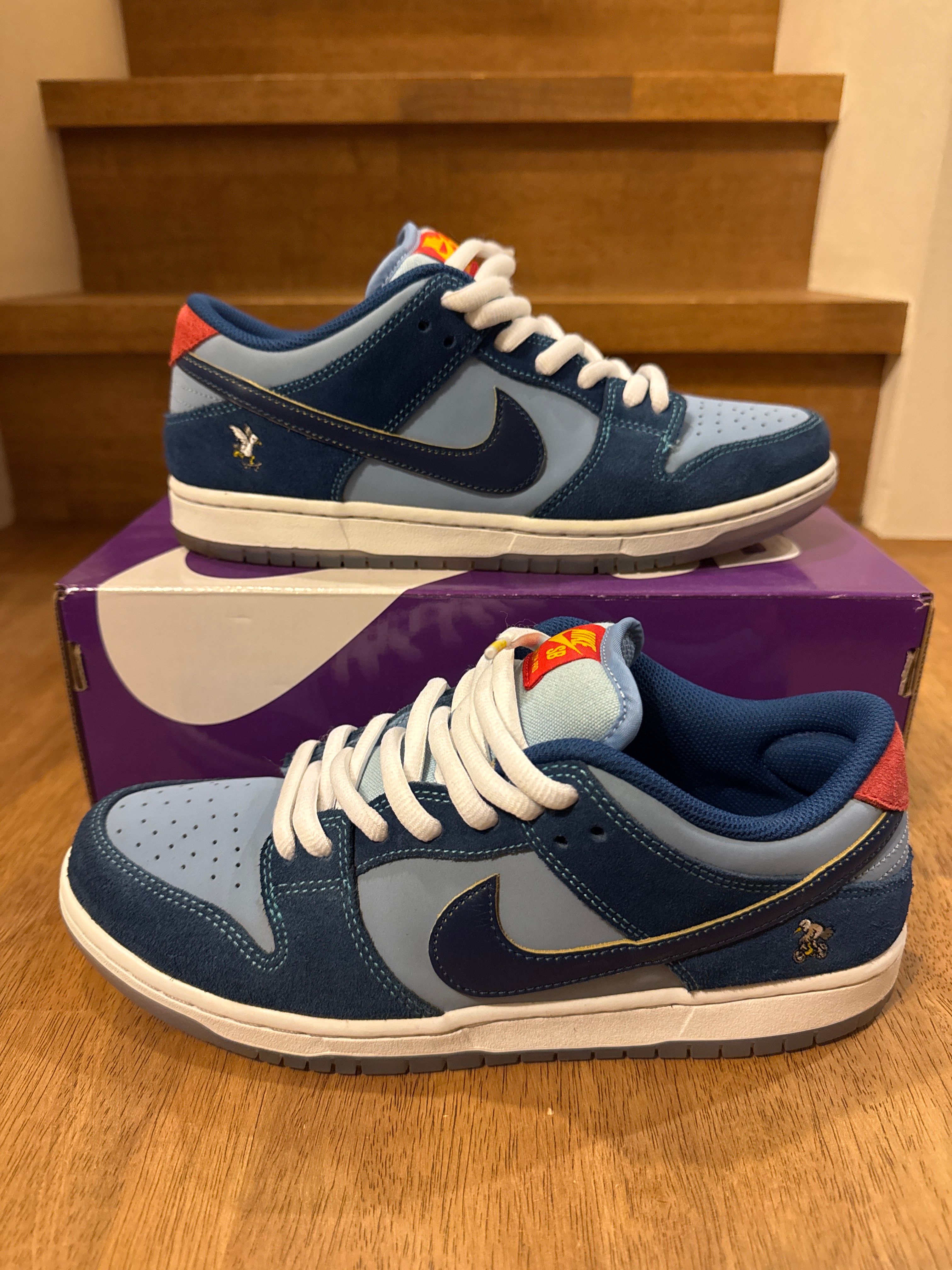 Why So Sad? × Nike SB Dunk Low "Coastal Blue/Speed Yellow-University Red"