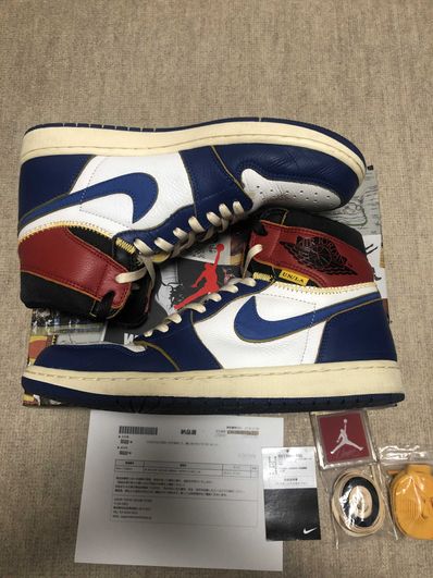 Union × Nike Air Jordan 1 Retro High OG NRG "Storm Blue/Varsity Red"