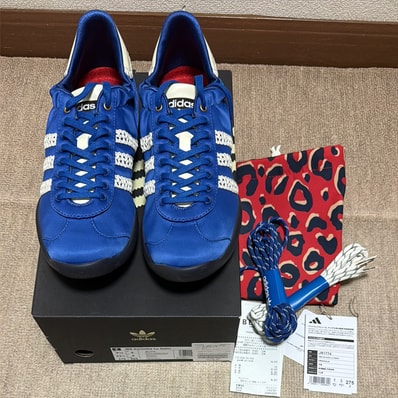 Wales Bonner × adidas Karintha Low Satin "Blue"