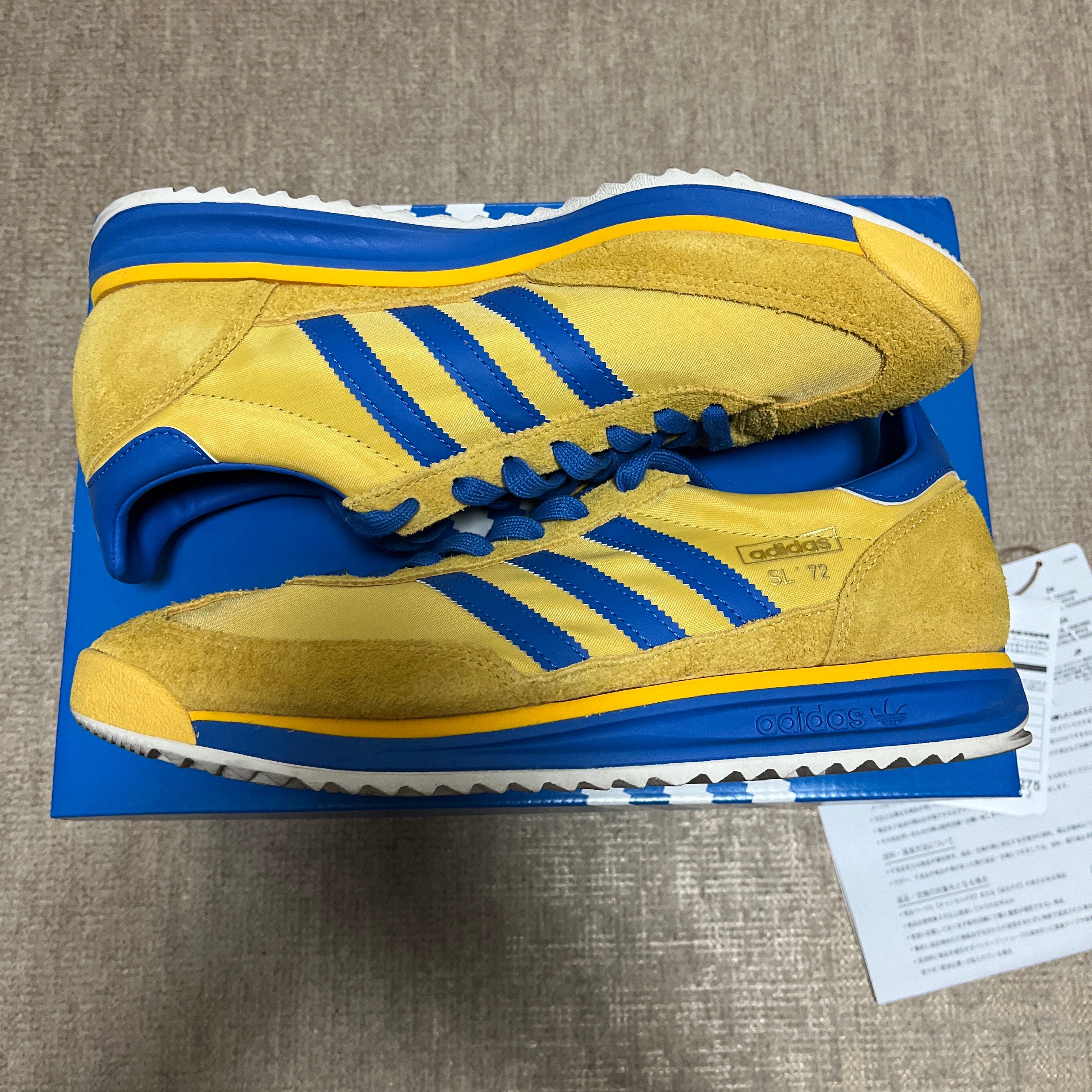 adidas SL72 RS "Utility Yellow/Bright Royal"