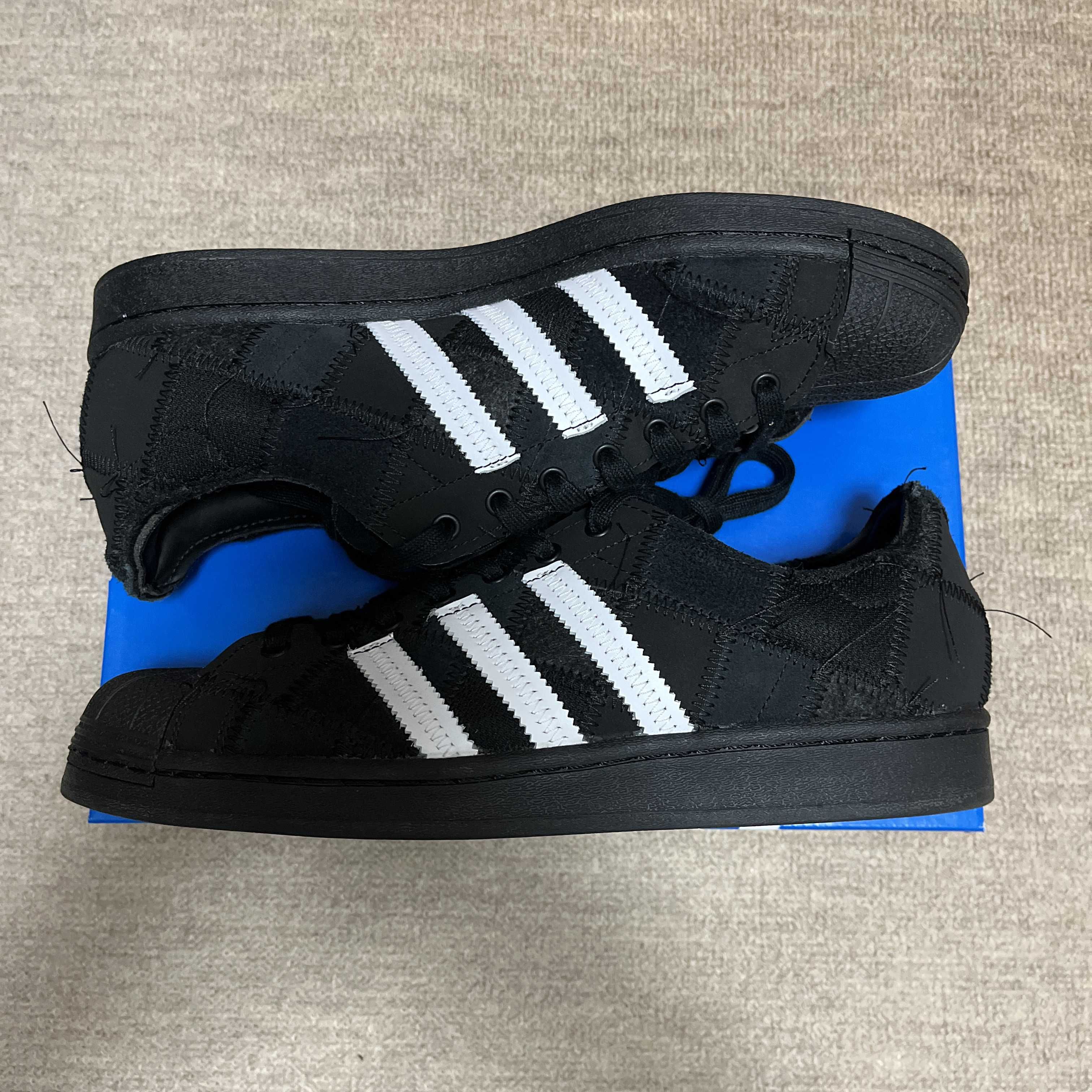 RECOUTURE × atmos × adidas Superstar "Black"