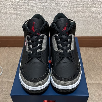 Levi's × Nike Air Jordan 3 Retro SP "Black and White" (LEVI'S Tab)