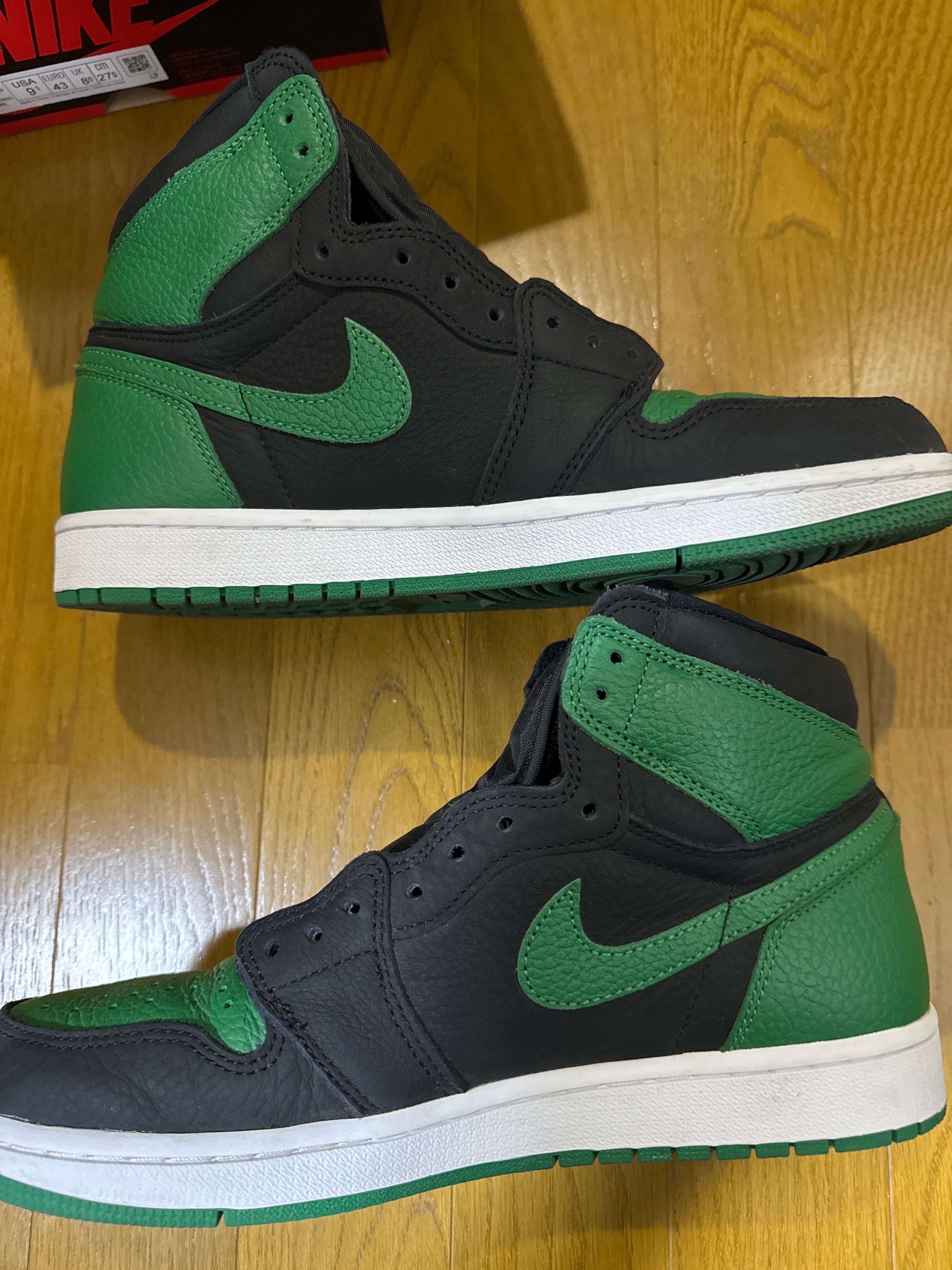 Nike Air Jordan 1 Retro High OG "Black/Pine Green" (2020)      