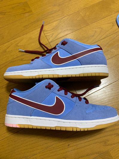 Nike SB Dunk Low Pro "Philadelphia Phillies/Valor Blue and Team Maroon"