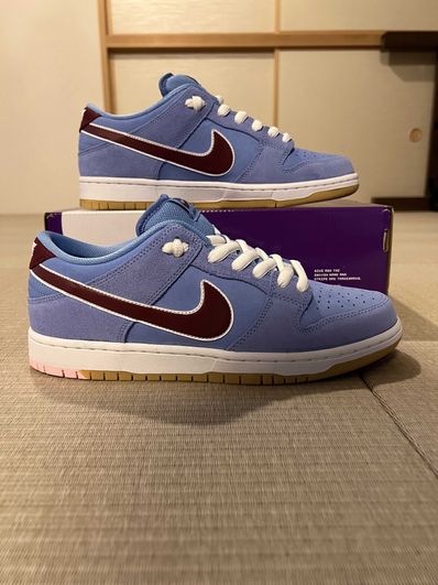 Nike SB Dunk Low Pro "Philadelphia Phillies/Valor Blue and Team Maroon"