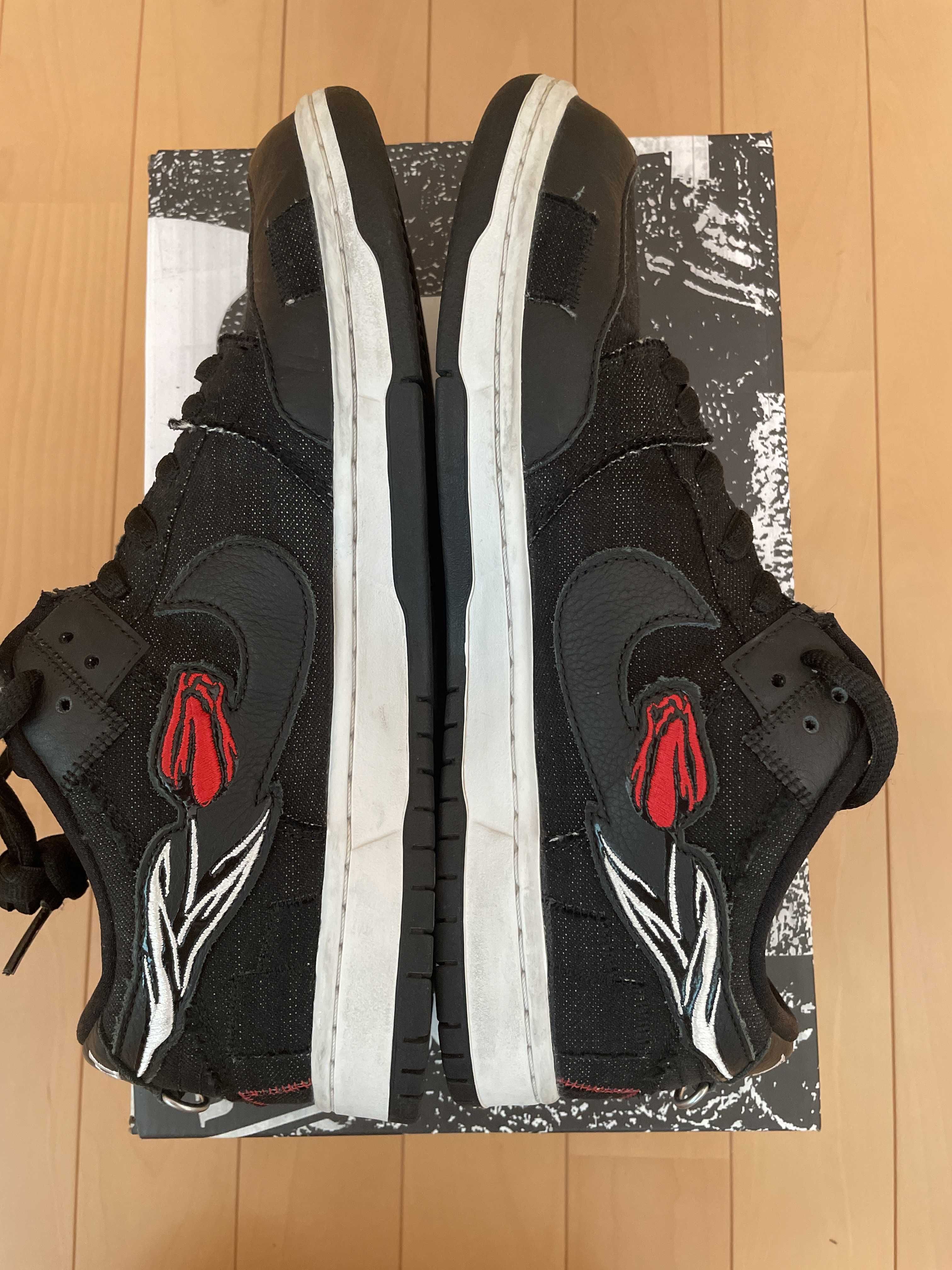 Wasted Youth × Nike SB Dunk Low "Black Denim"(Special Box) / VERDY