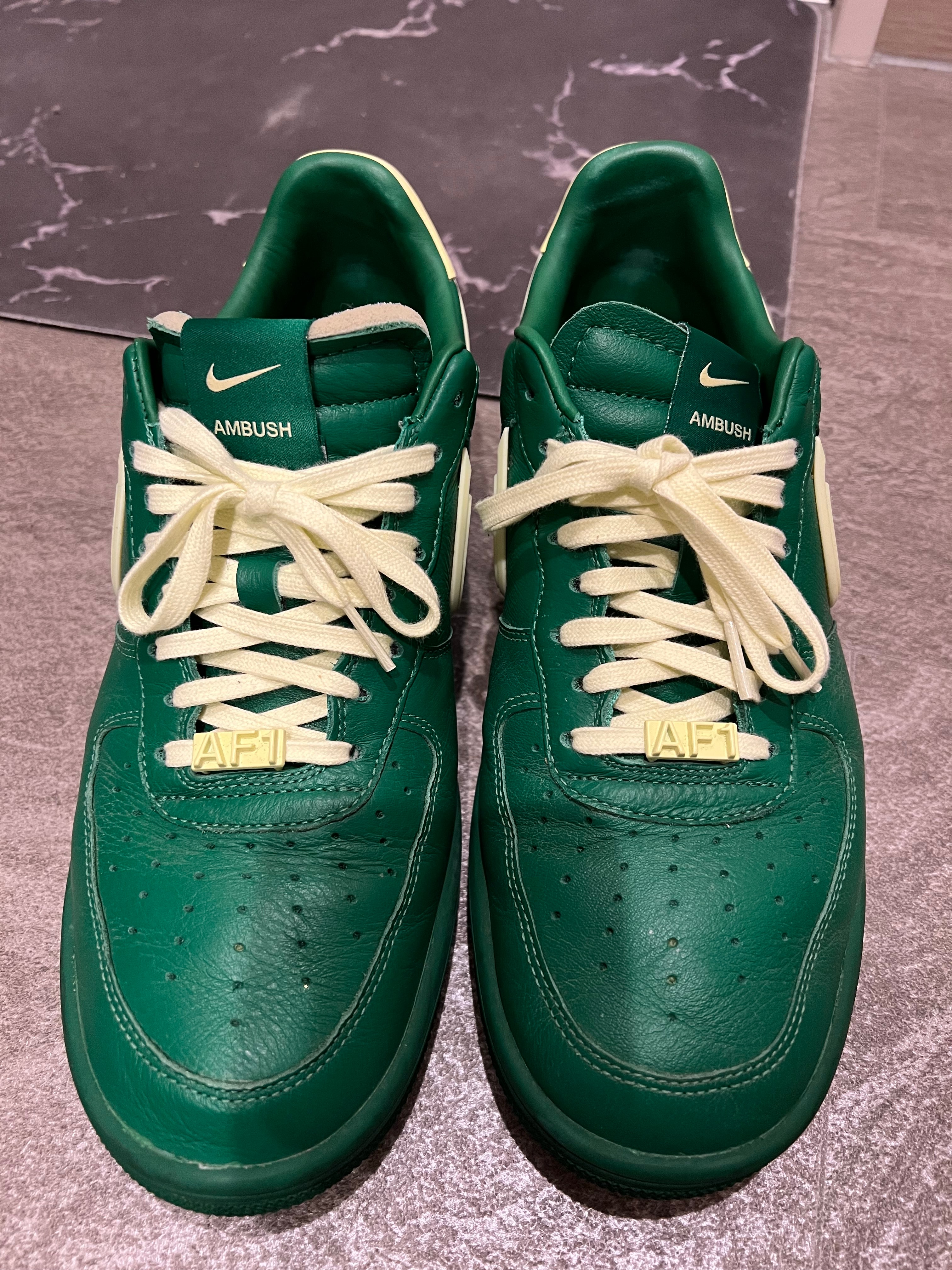 AMBUSH × Nike Air Force 1 Low "Pine Green and Citron"