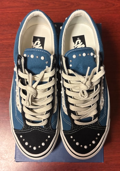 Vans Premium Old Skool 36 Pearlized "Black/Navy"