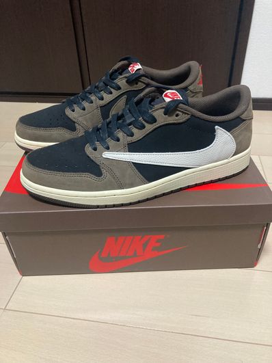 Travis Scott × Nike Air Jordan 1 Low OG SP-T "Black/Dark Mocha"