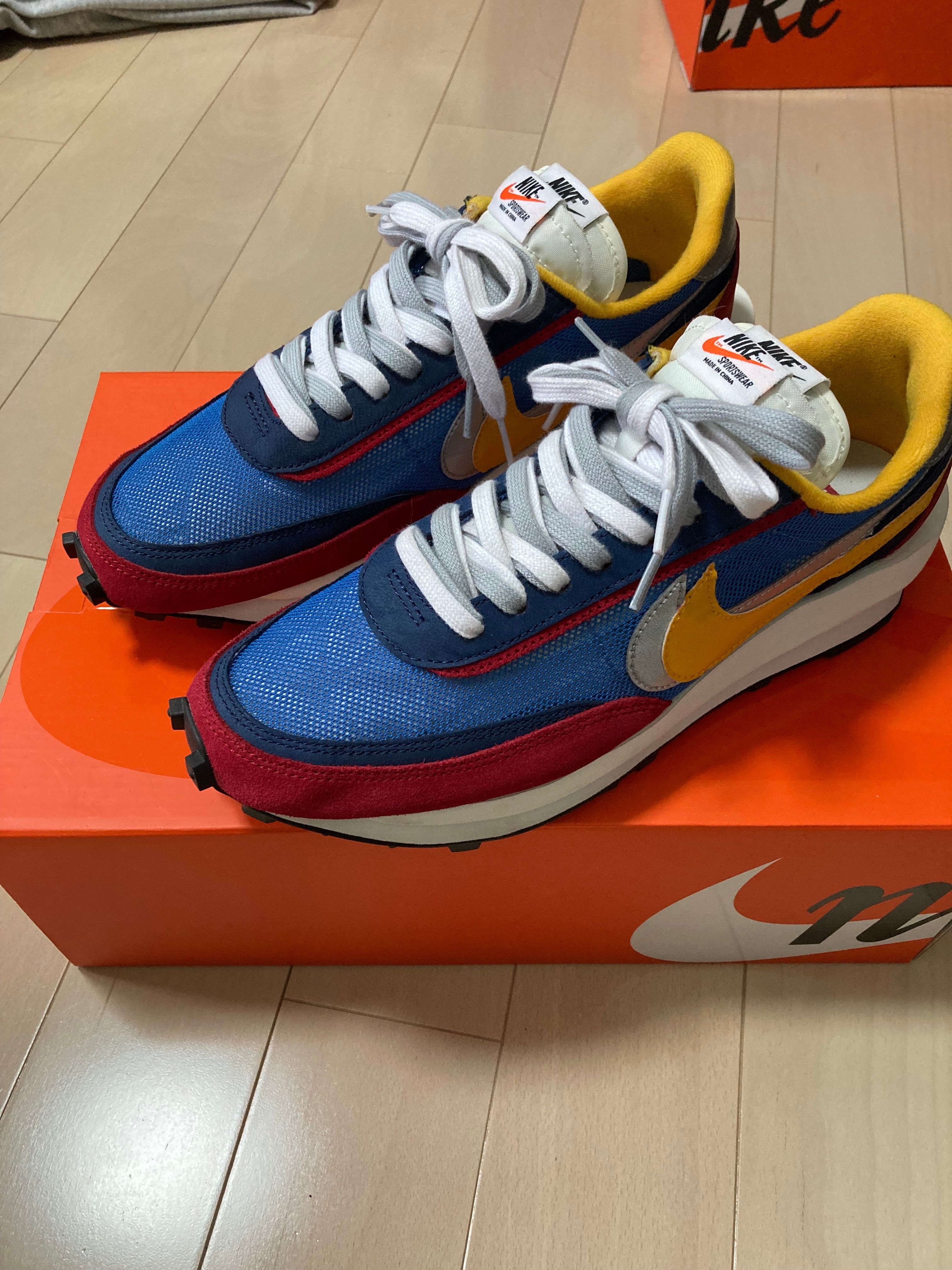 sacai × Nike LDV Waffle "Red/Blue"