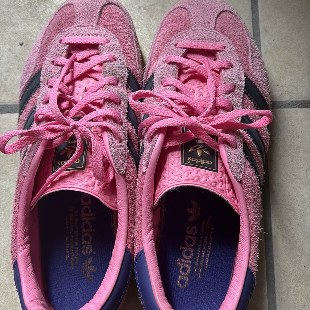 adidas Women's Gazelle Indoor "Bliss Pink/Core Black/Collegiate Purple"