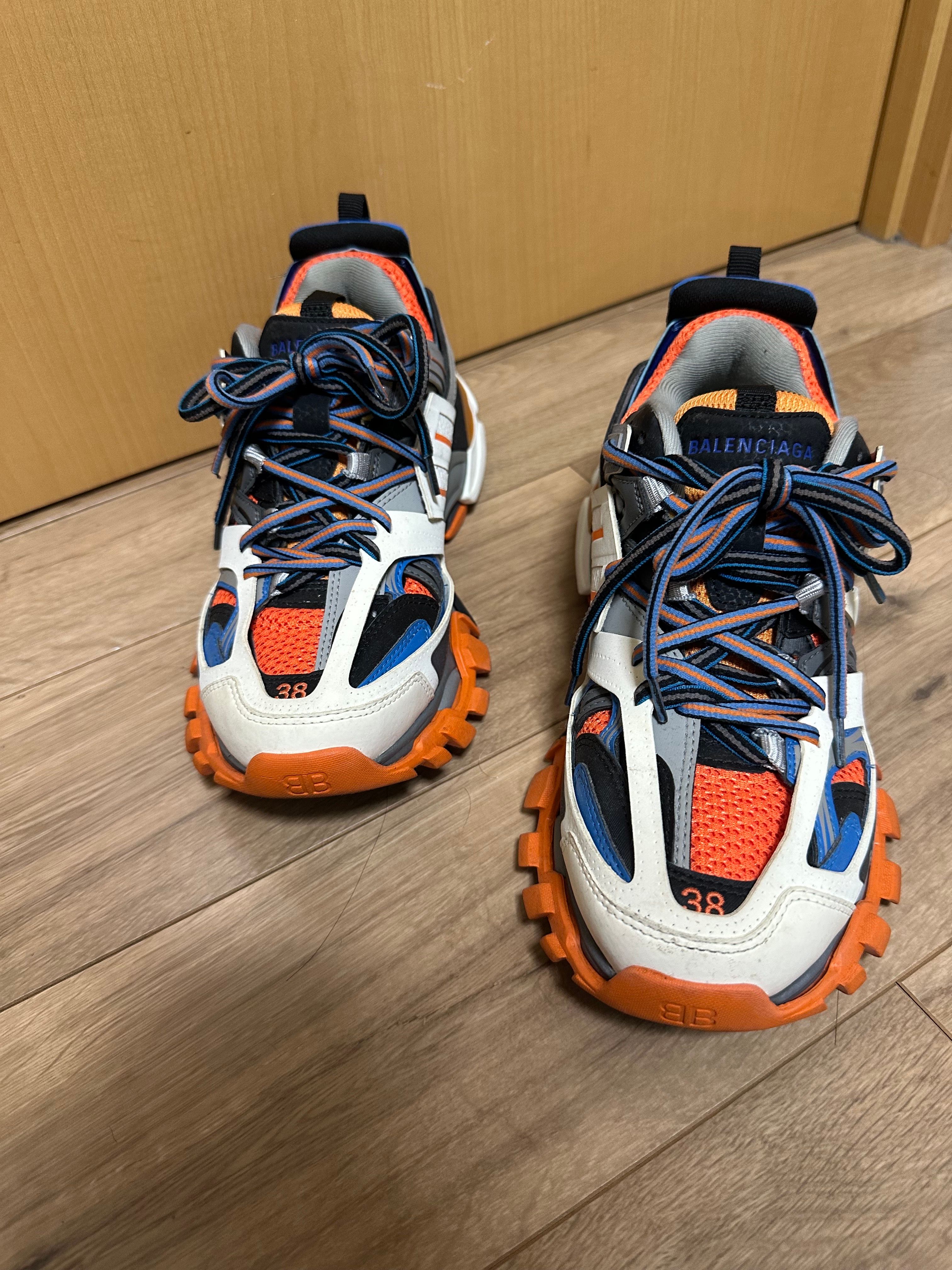 Balenciaga Track Trainer "Orange/Blue"