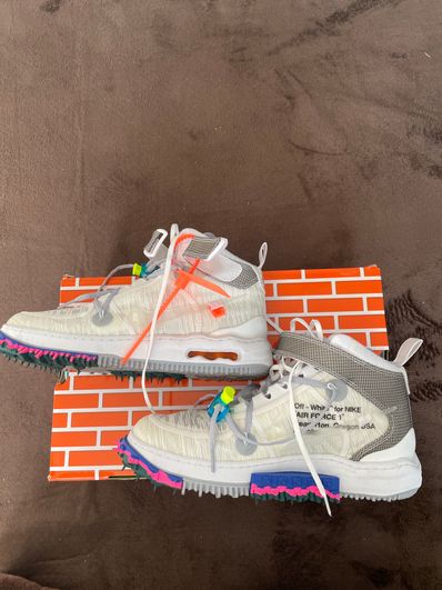 Off-White × Nike Air Force 1 Mid "White"