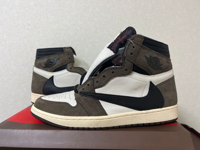 Travis Scott × Nike Air Jordan 1 Retro High OG TS SP "Sail/Dark Mocha"