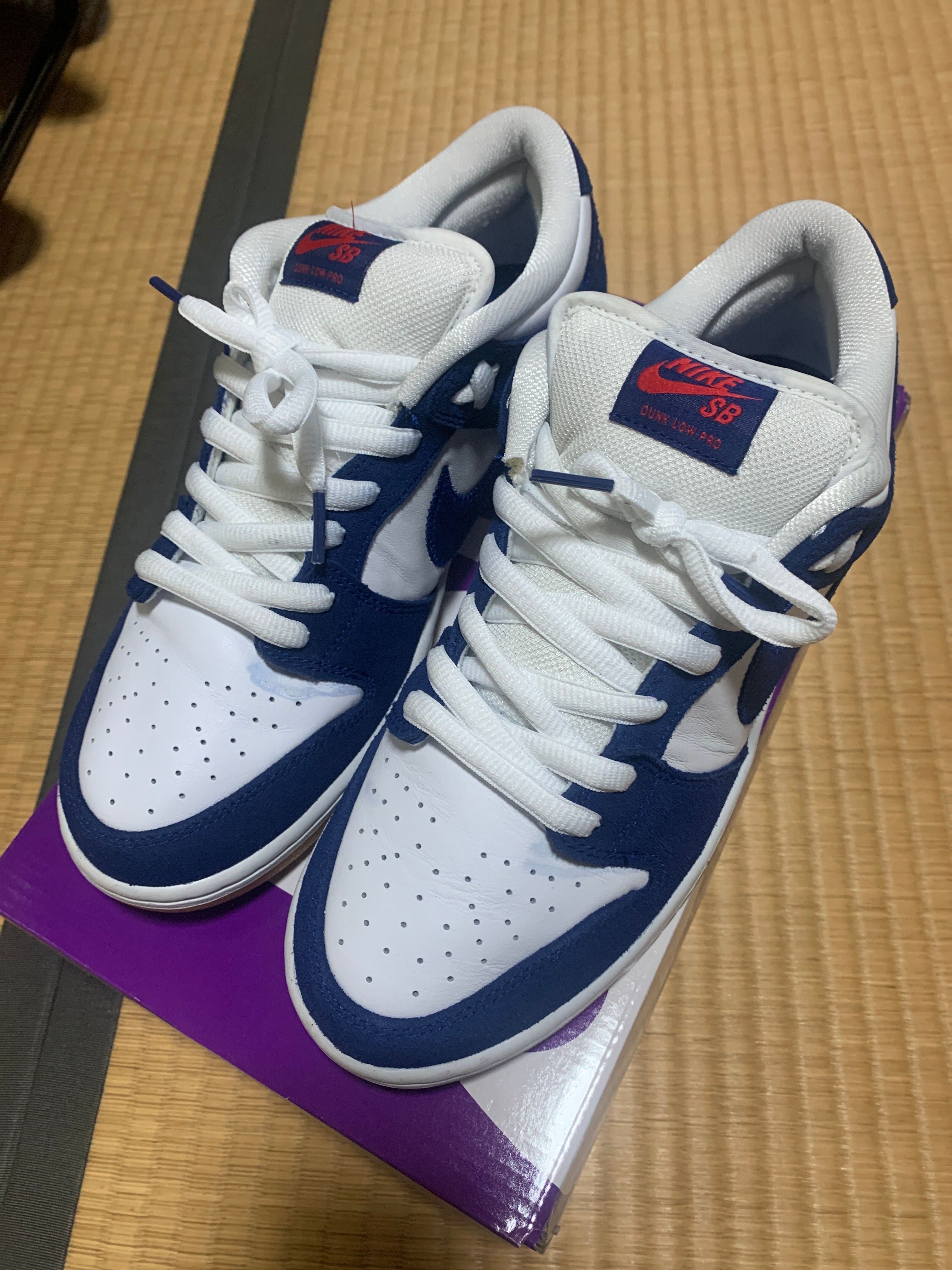 Nike SB Dunk Low "Los Angeles Dodgers/Deep Royal Blue"