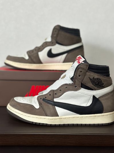 Travis Scott × Nike Air Jordan 1 Retro High OG TS SP "Sail/Dark Mocha"