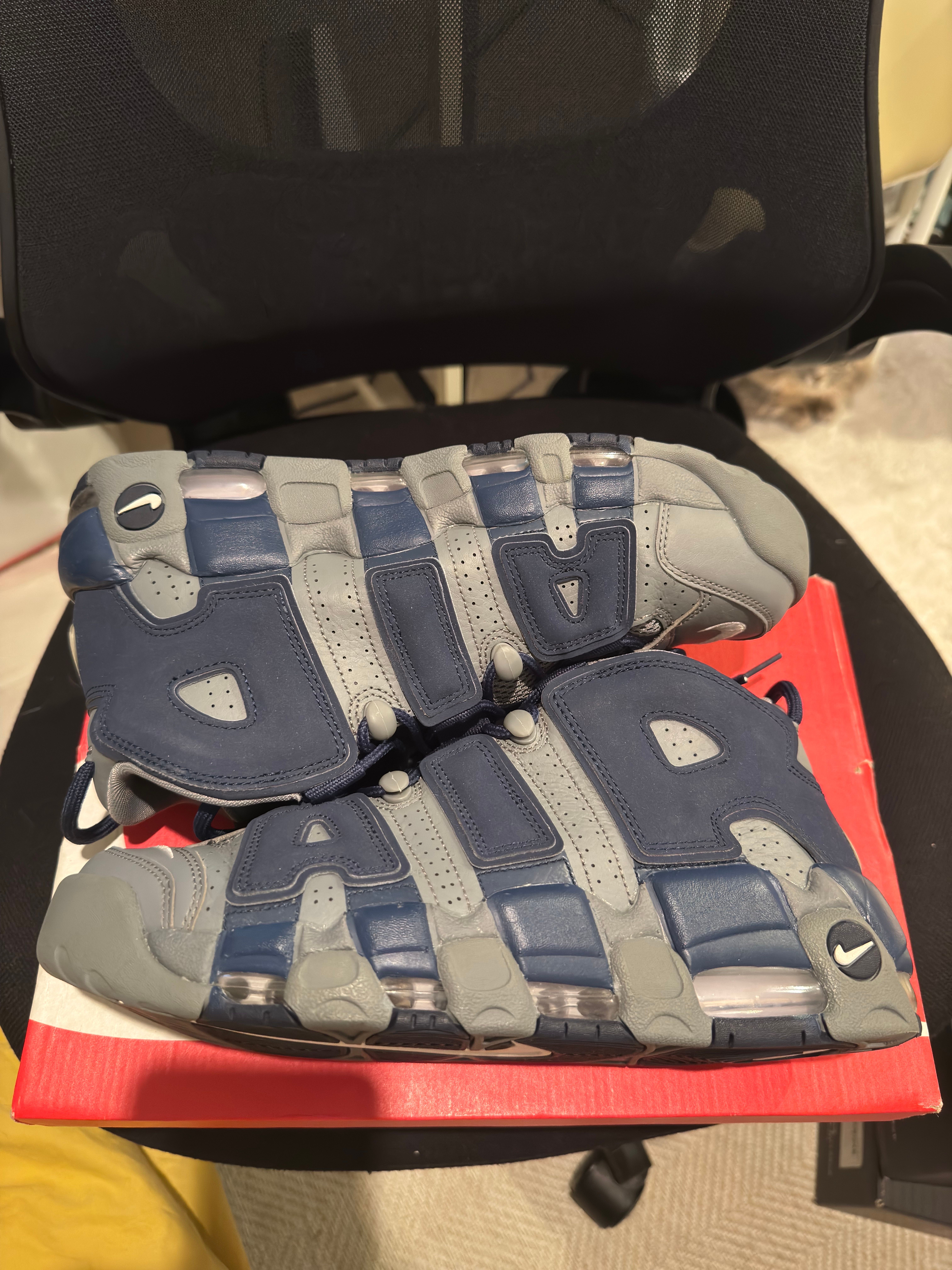 Nike Air More Uptempo '96 "Cool Grey/White/Midnight Navy"