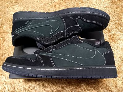 Travis Scott × Nike Air Jordan 1 Low OG SP "Black Phantom"