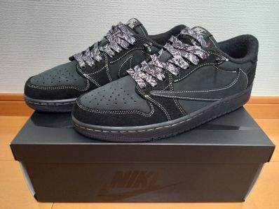 Travis Scott × Nike Air Jordan 1 Low OG SP "Black Phantom"