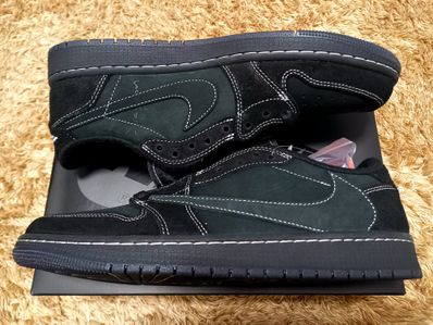 Travis Scott × Nike Air Jordan 1 Low OG SP "Black Phantom"