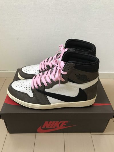 Travis Scott × Nike Air Jordan 1 Retro High OG TS SP "Sail/Dark Mocha"