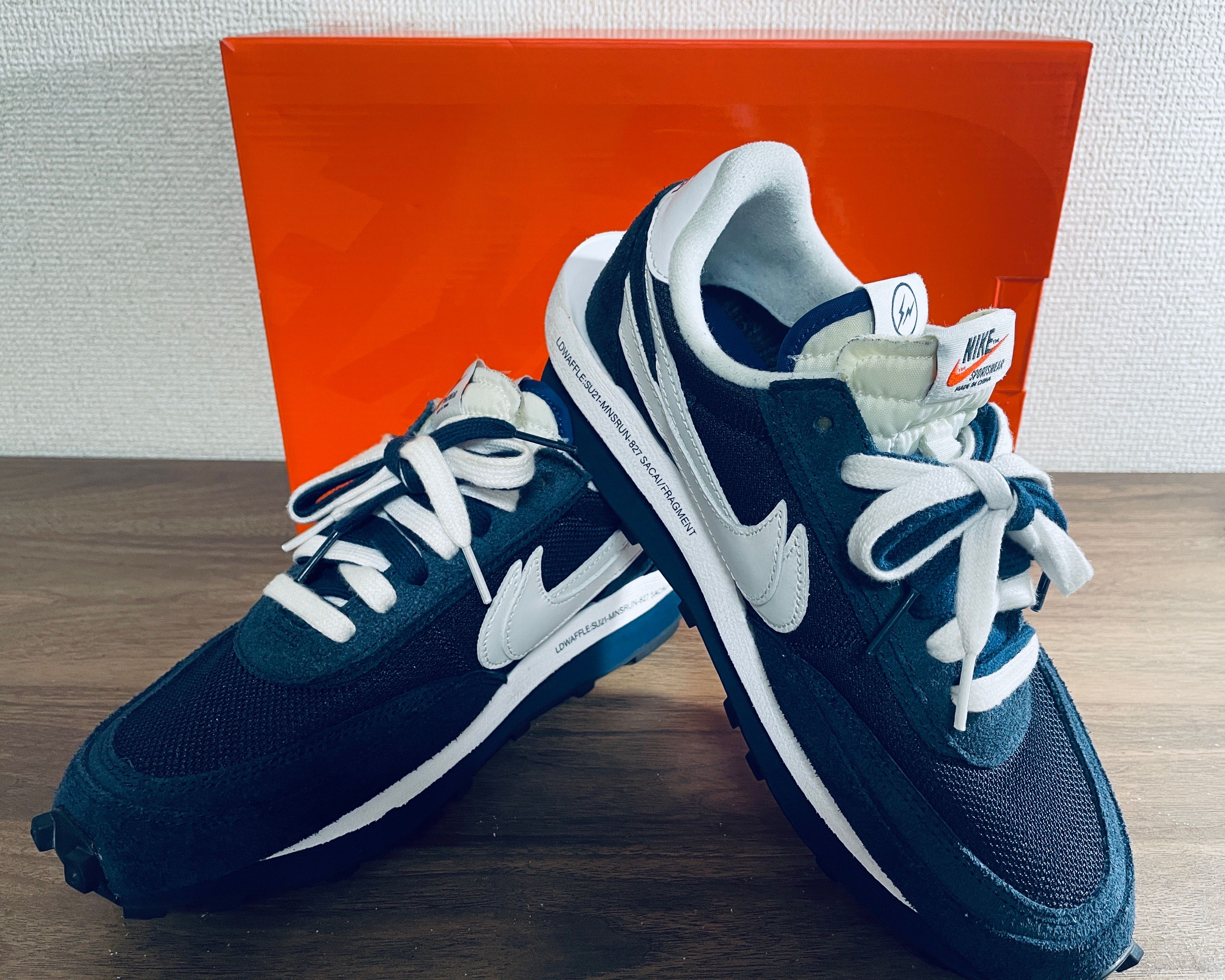 Fragment × sacai × Nike LD Waffle "Blackended Blue"