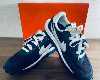 Fragment × sacai × Nike LD Waffle "Blackended Blue"