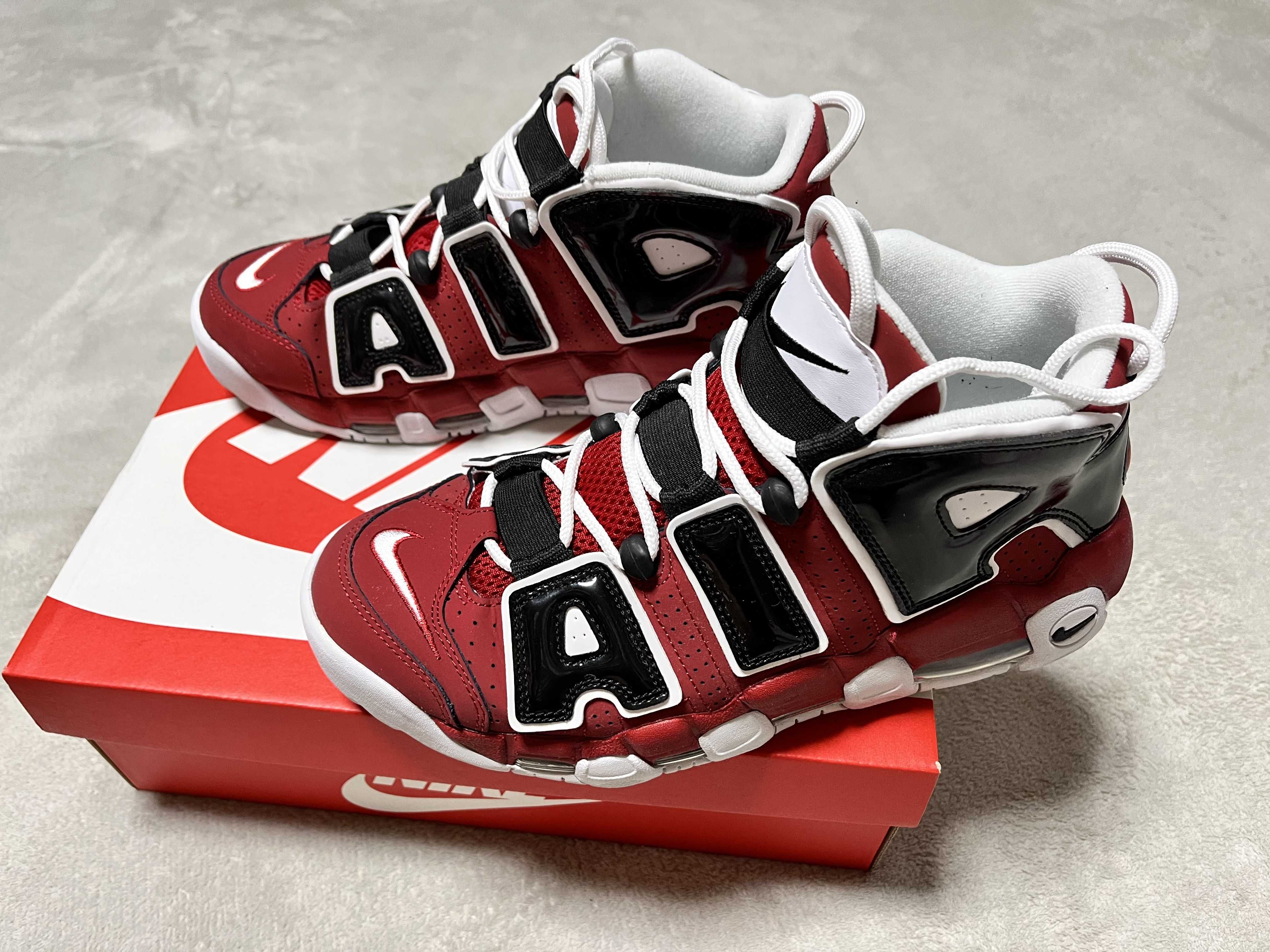 Nike Air More Uptempo ’96 "Black and Varsity Red" (2021)