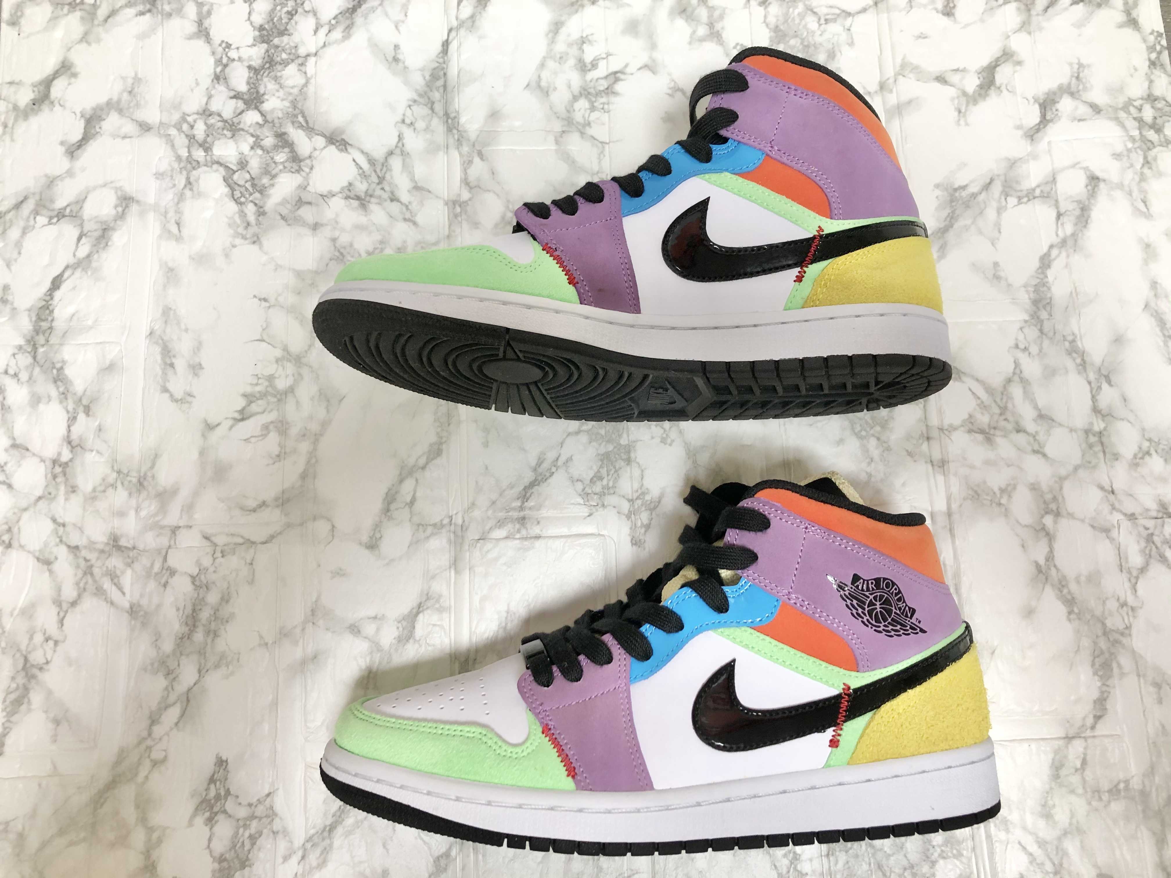 Nike Women's Air Jordan 1 Mid "Multi Color"