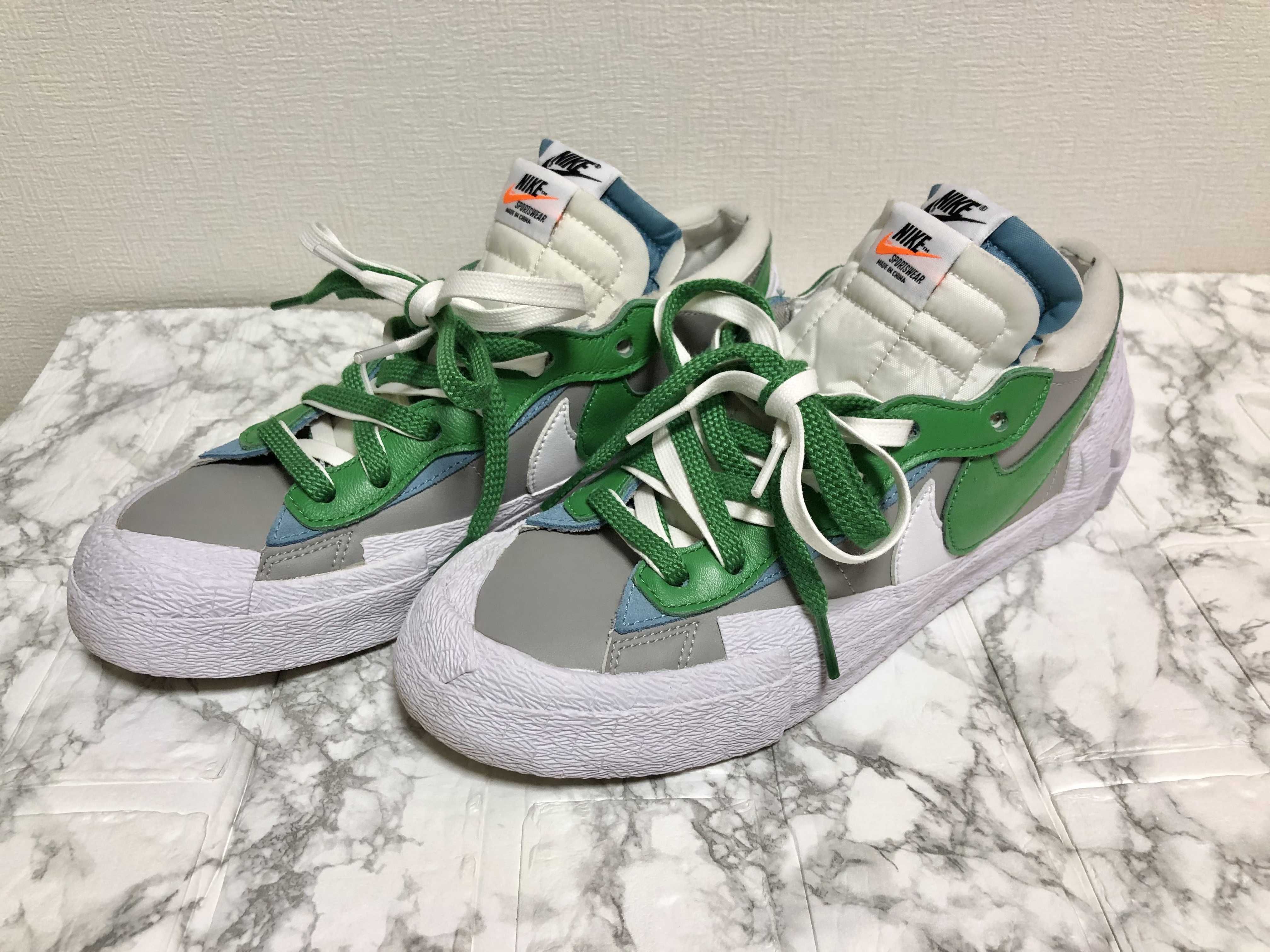 sacai × Nike Blazer Low "Classic Green"