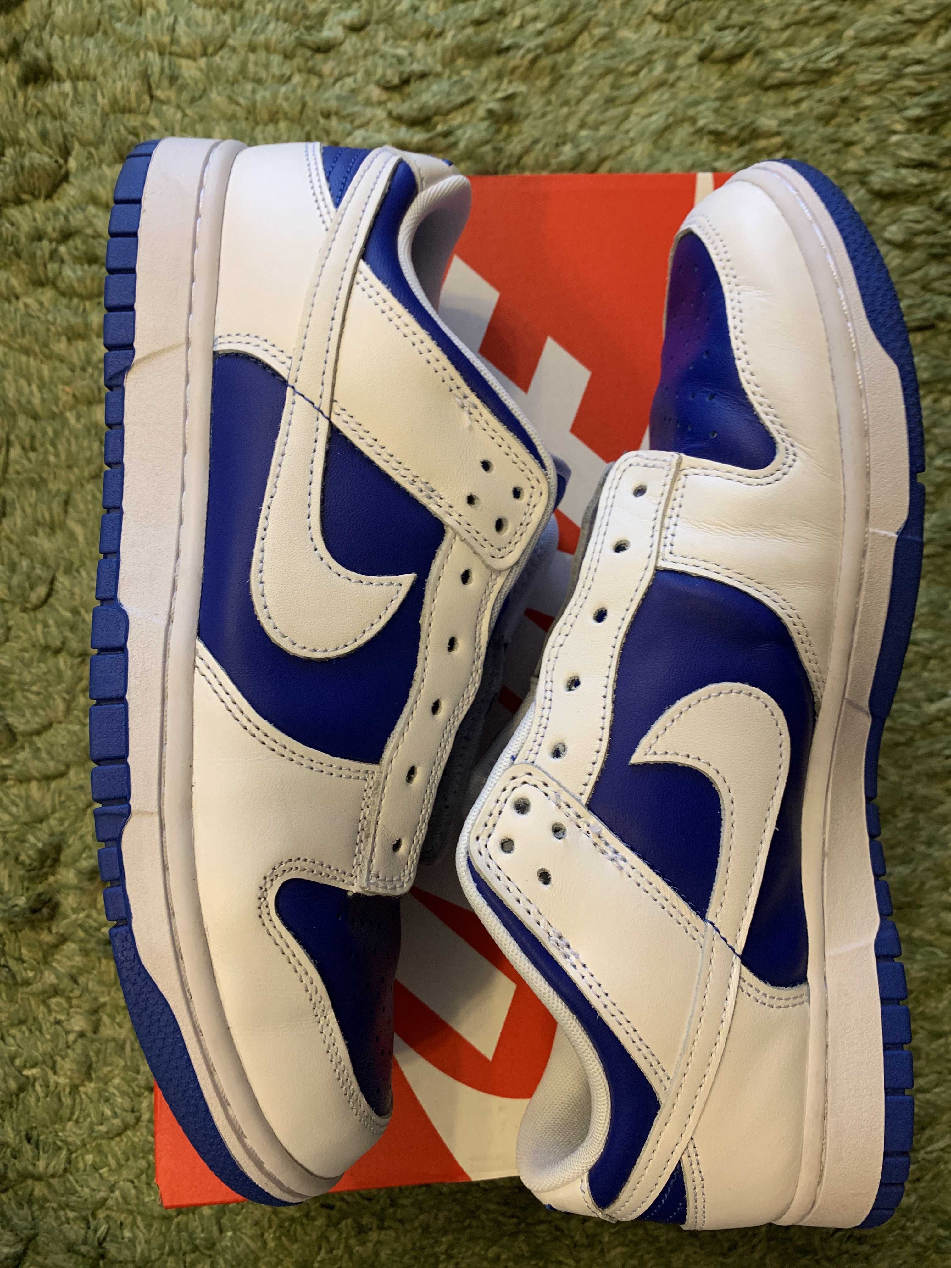 Nike Dunk Low Retro "Racer Blue and White"