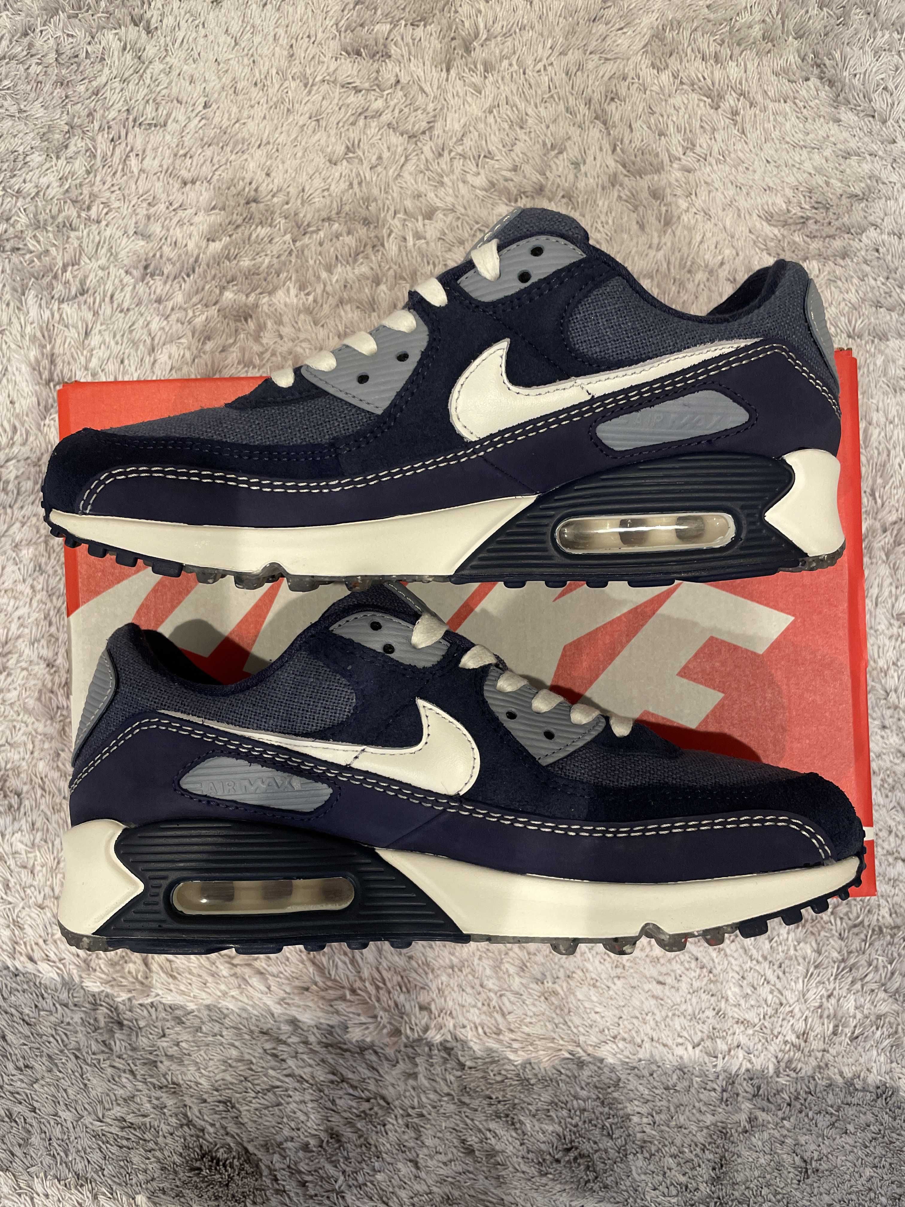 NIKE AIR MAX 90 "DIFFUSED BLUE/SAIL/MIDNIGHT NAVY/OBSIDIAN MIST"